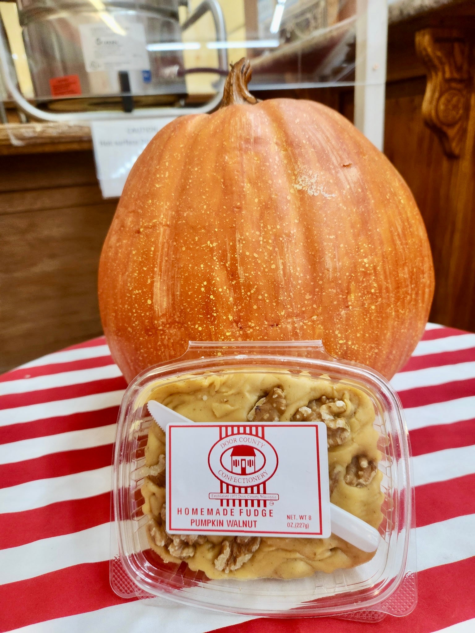 Pumpkin Walnut Fudge