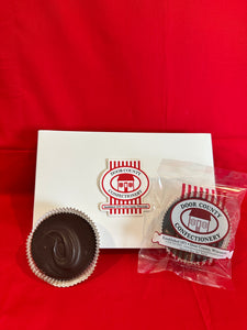 One Prepackaged Dark Chocolate Peanut Butter Cup