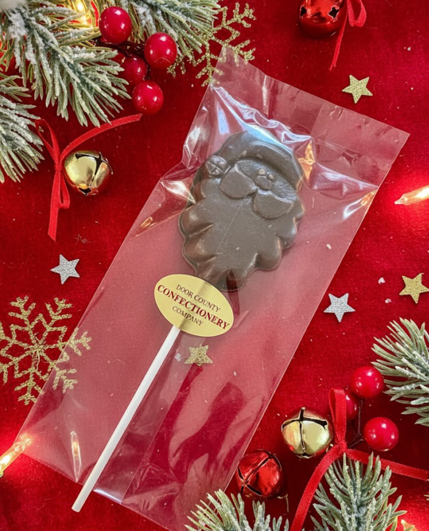 Holiday Chocolate Sucker Santa