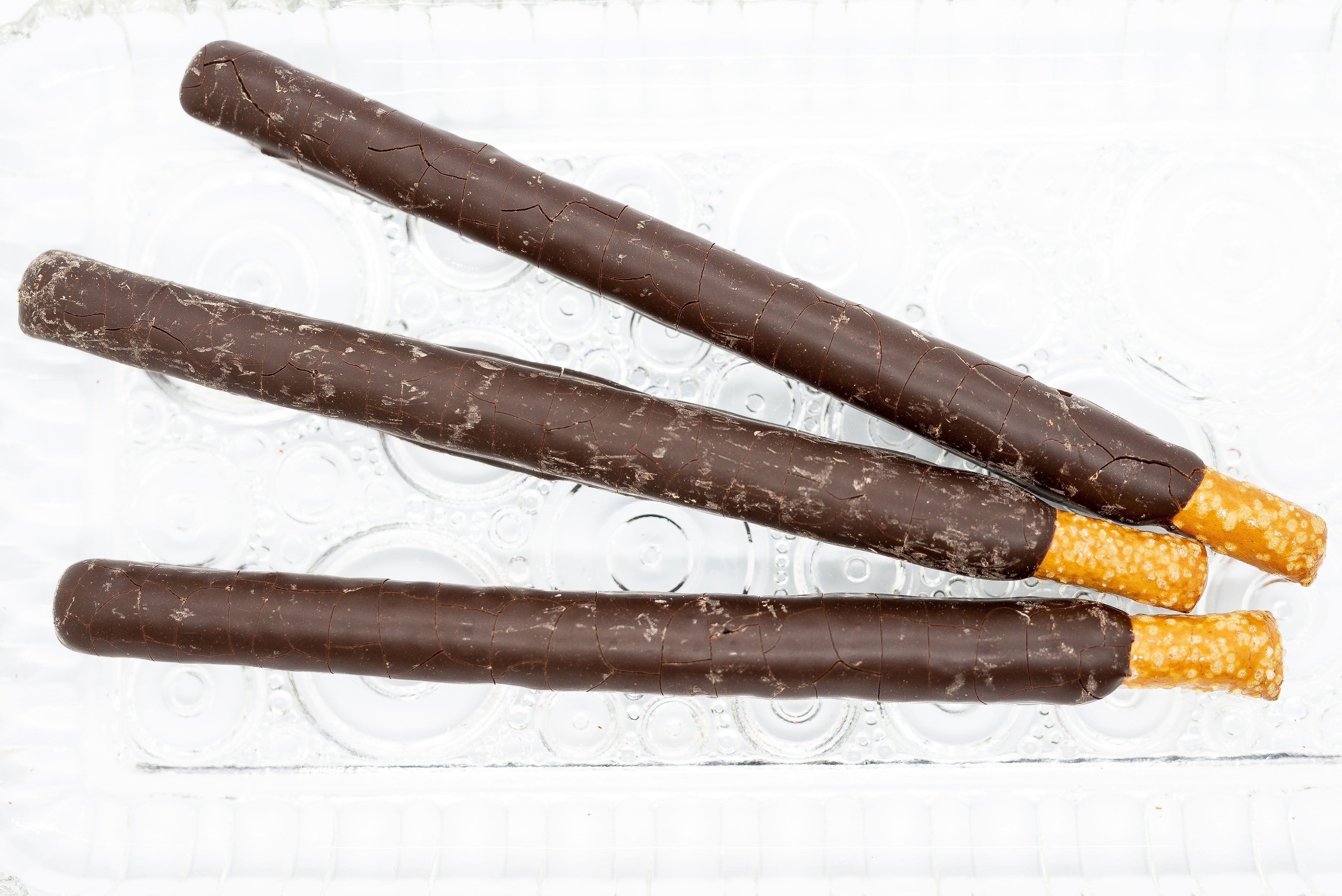 Dark Chocolate Pretzel Rods