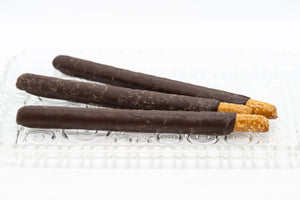 Dark Chocolate Pretzel Rods