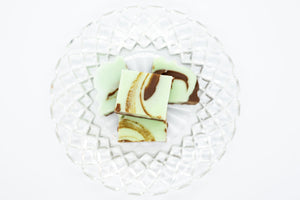 Chocolate Mint Swirl Fudge